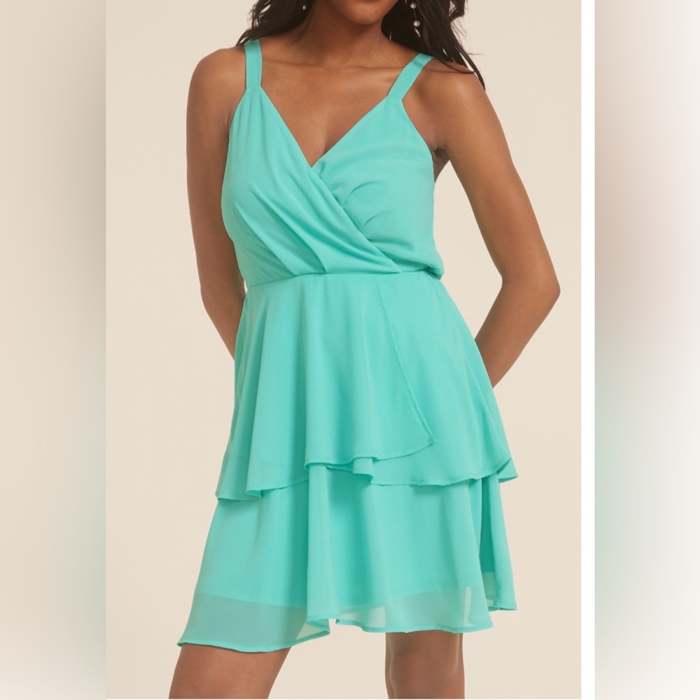 Maurices Bare Surplice Tiered Dress XXL